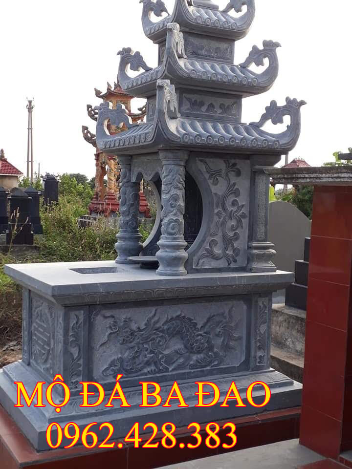 mộ đá ba đao tinh xảo