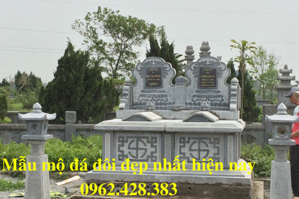 Mộ đá đôi đẹp nhất hiện nay 0
