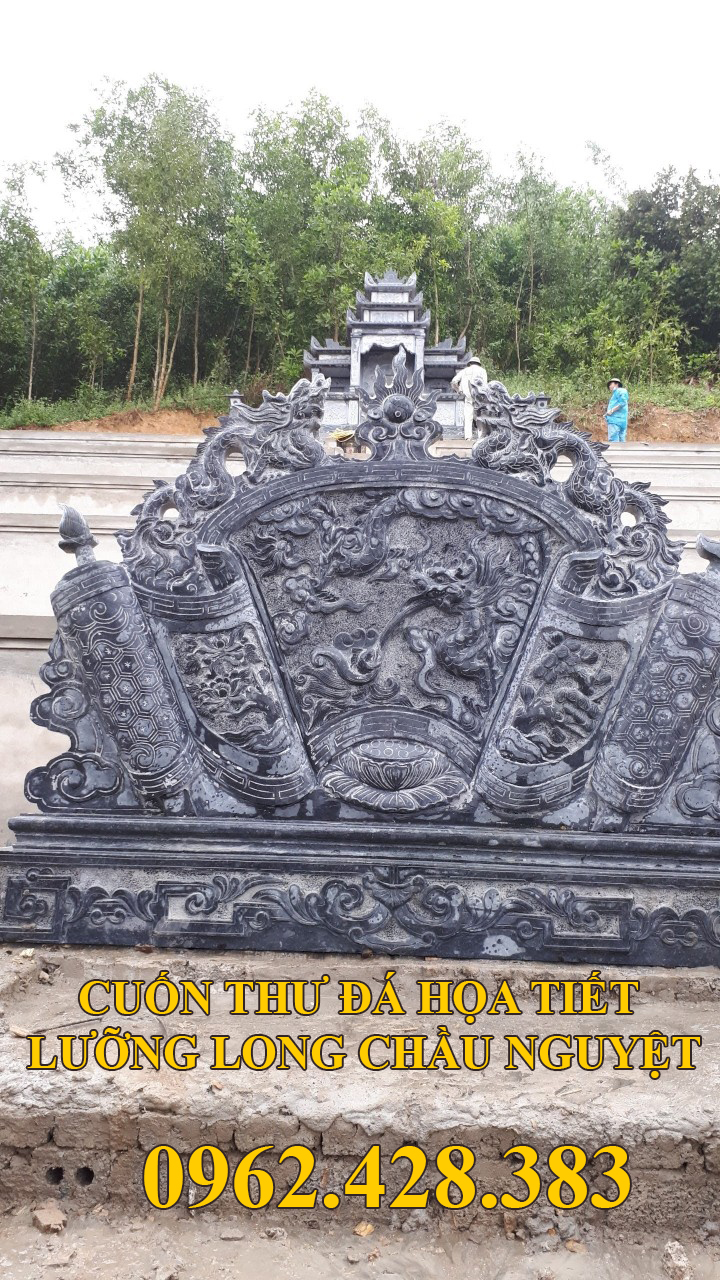 cuốn thư đá