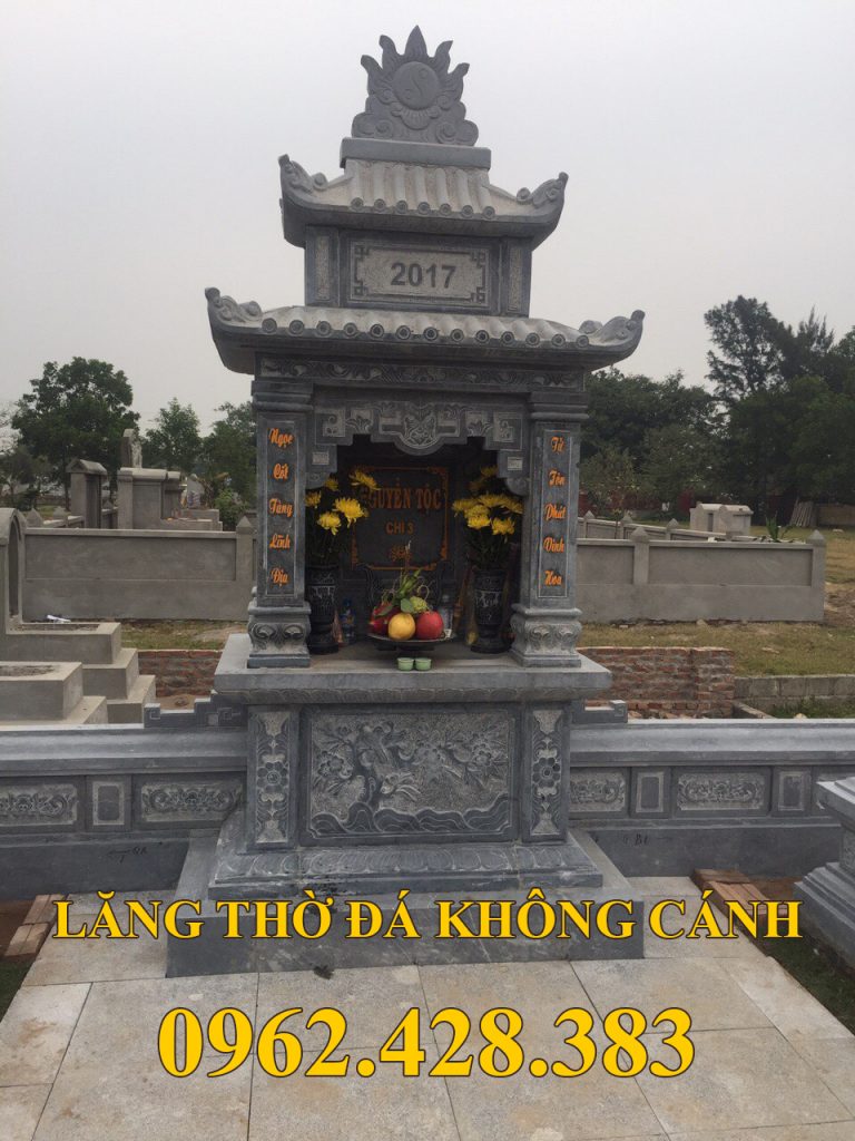 lăng thờ đá không cánh