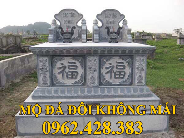mộ đá đôi không mái