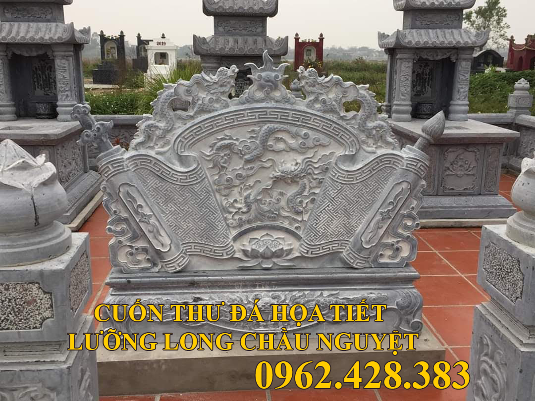 cuốn thư đá