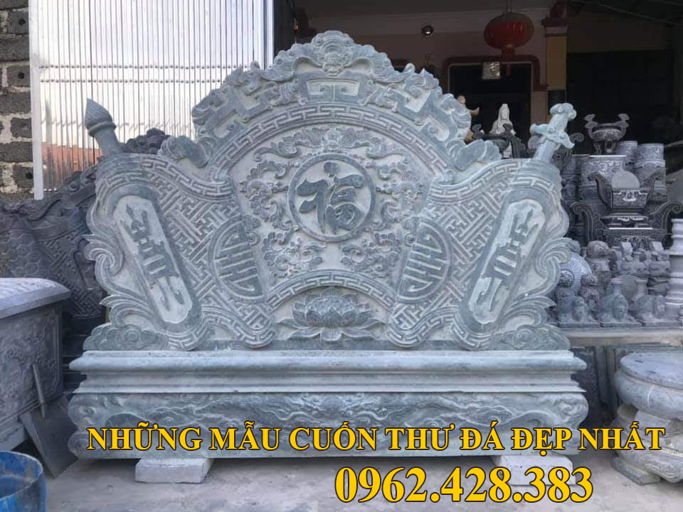 cuốn thư đá
