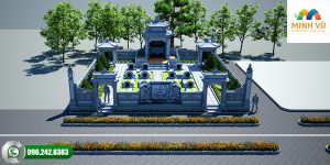 Bản Vẽ Phối Cảnh Khu Lăng Mộ