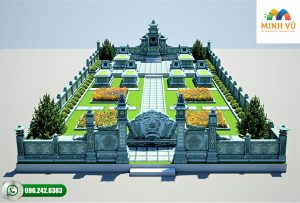 Bản Vẽ Thiết Kế Khu Lăng Mộ - Mẫu 01