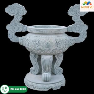 Thi công lư hương đá theo yêu cầu