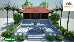 Bãn vẽ phối cảnh nhà thờ đẹp