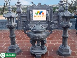Lư hương bằng đá cao cấp