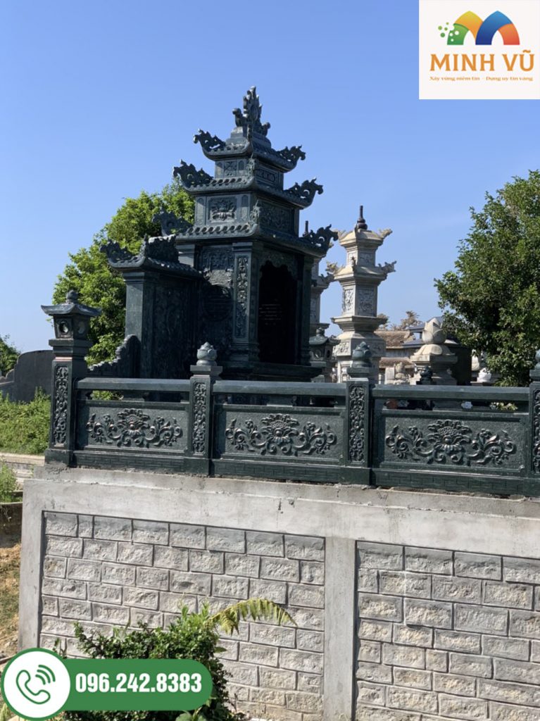 Lan can bằng đá xanh