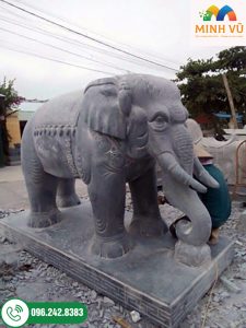 Tượng voi đá phong thủy