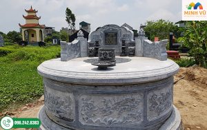 Thi công mộ đá theo yêu cầu