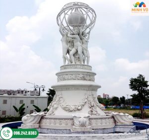 Đài phun nước bằng đá tư nhiên