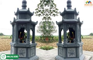 Thi công mộ đá theo yêu cầu