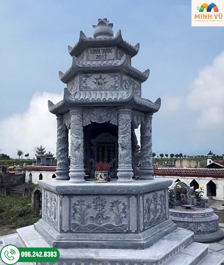 Mộ đá lục lăng đẹp